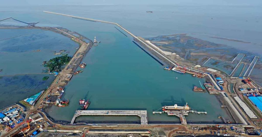 >  Matarbari  Deep Sea Port with Breakwater 